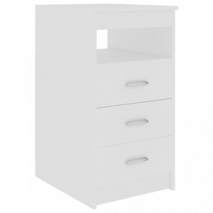 Dulap cu sertare, alb, 40 x 50 x 76 cm, PAL - V801805V - Img 2