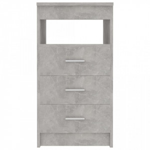 Dulap cu sertare, gri beton, 40 x 50 x 76 cm, PAL - V801809V - Img 4