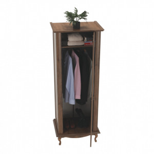 Dulap cu spaţiu pt. umeraşe, culoarea stejar - TP264759 - Img 5