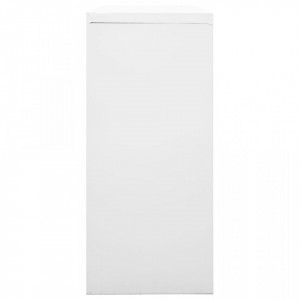 Dulap cu ușă glisantă, gri, 90x40x90 cm, oțel - V336430V - Img 3