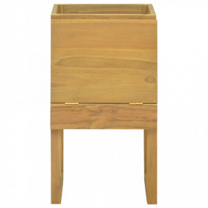Dulap de baie, 45x45x75 cm, lemn masiv de tec - V338246V - Img 3