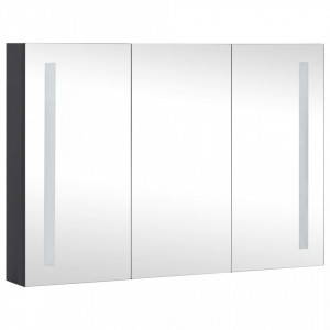Dulap de baie cu oglindă și LED, 89x14x62 cm - V325544V - Img 3