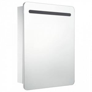 Dulap de baie cu oglinda si LED-uri, 60 x 11 x 80 cm - V285118V - Img 3