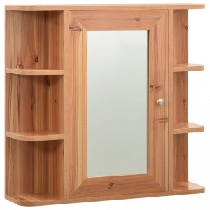 Dulap de baie cu oglinda, stejar, 66 x 17 x 63 cm, MDF - V323603V - Img 2