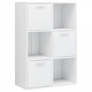 Dulap de depozitare, alb extralucios, 60 x 29,5 x 90 cm, PAL - V801140V - Img 2