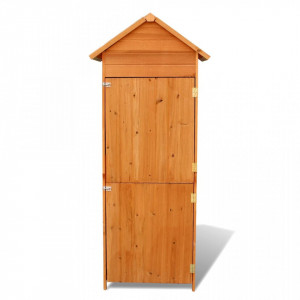 Dulap depozitare de gradina, maro, 79 x 49 x 190 cm - V41650V - Img 3