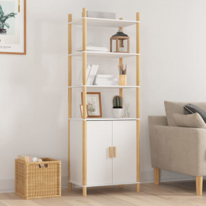 Dulap înalt, alb, 60x40x173 cm, lemn prelucrat - V345696V - Img 2
