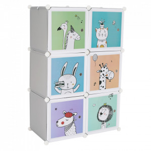 Dulap modular pentru copii, gri - TP288642 - Img 15