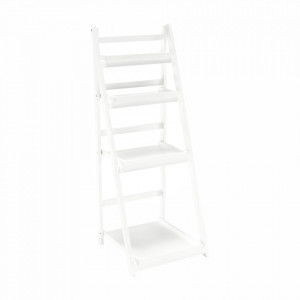 Etajeră multifuncţională, albă, lemn masiv - TP273595 - Img 15