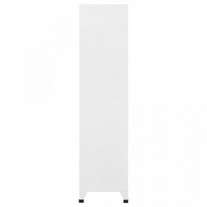 Fișet, gri deschis și gri închis, 90x40x180 cm, oțel - V339827V - Img 4