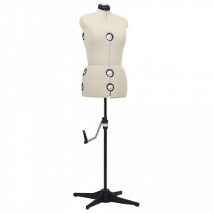 Formă pentru rochie femeie reglabilă crem, dimensiune M 40-46 - V288487V - Img 2