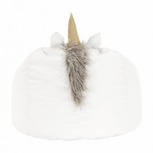 Fotoliu tip sac unicorn, alb - TP264948 - Img 11