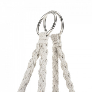 Hamac scaun ABLS-6003, 140 cm, otel/bumbac/poliester, crem - P68899610 - Img 3