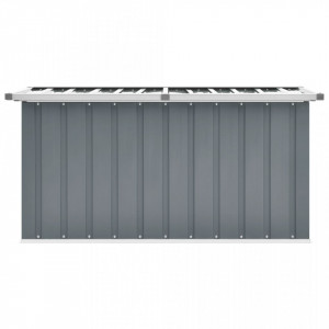 Lada de depozitare pentru gradina, gri, 129 x 67 x 65 cm - V46262V - Img 4