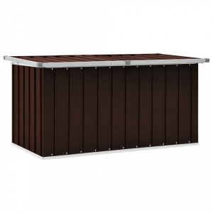 Lada de depozitare pentru gradina, maro, 129 x 67 x 65 cm - V46264V - Img 1