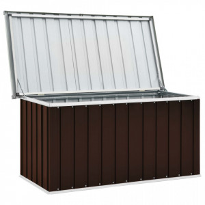 Lada de depozitare pentru gradina, maro, 129 x 67 x 65 cm - V46264V - Img 3
