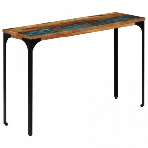 Masa consola, 120x35x76 cm, lemn masiv reciclat - V247323V