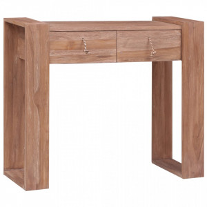 Masa consola, 90 x 35 x 75 cm, lemn masiv de tec - V287896V
