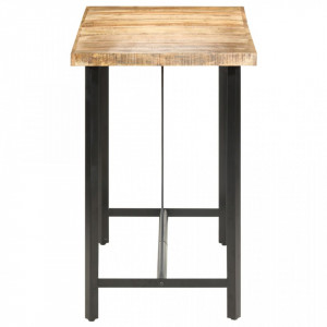 Masa de bar, 150x70x107 cm, lemn de mango nefinisat - V286612V - Img 3