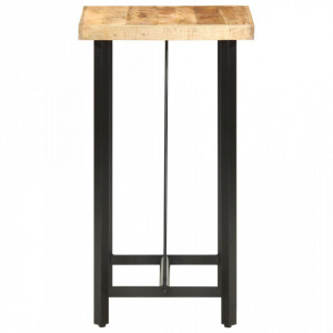 Masa de bar, 60 x 60 x 107 cm, lemn de mango nefinisat - V286610V - Img 4