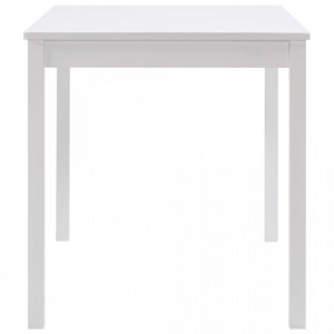 Masa de bucatarie, alb, 140 x 70 x 73 cm, lemn de pin - V283399V - Img 4