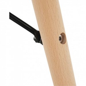 Masă de bucătărie, albă/fag, diametru 90 cm - TP228381 - Img 19