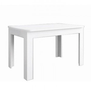 Masă de bucătărie extensibilă, crem, 130-175x80 cm - TP147860