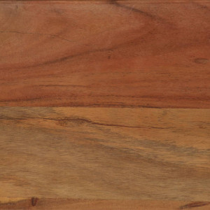 Masa de bucatarie, lemn masiv de salcam si otel, 120x60x76 cm - V246295V - Img 3
