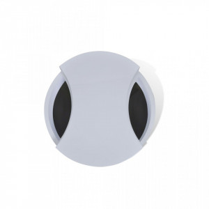 Masa de cafea cu sistem depozitare high-gloss, Alb - V240424V - Img 4