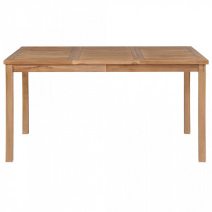 Masa de exterior, 150 x 90 x 77 cm, lemn masiv de tec - V44997V - Img 3