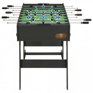 Masă de fotbal pliantă, negru, 121 x 61 x 80 cm - V91938V - Img 3