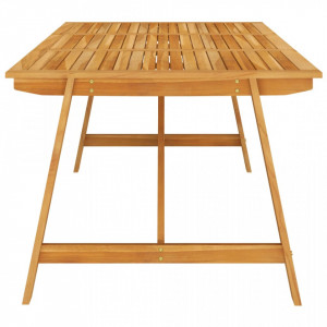 Masă de grădină, 206 x 100 x 74 cm, lemn masiv de acacia - V312407V - Img 3