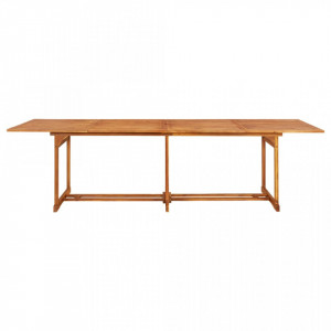 Masă de grădină, 280x90x75 cm, lemn masiv de acacia - V315947V - Img 1