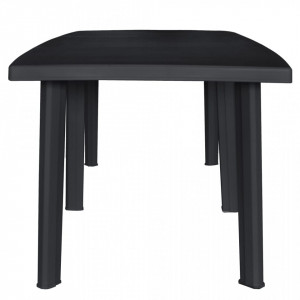 Masă de grădină, antracit, 216 x 90 x 72 cm, plastic - V45597V