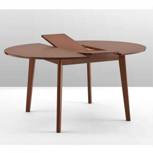 Masă dining extensibilă, culoarea fag, diametru 120 cm - TP203079 - Img 6