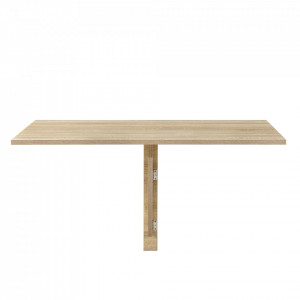 Masa pliabila montabila pe perete, 100 x 60 x 58 cm, lemn/melamina, culoarea lemnului - P56817810 - Img 3