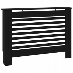 Masca de calorifer, negru, 112 x 19 x 81 cm, MDF - V288183V - Img 2