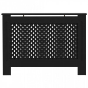 Masca pentru calorifer, negru, 112 x 19 x 81 cm, MDF - V288192V - Img 3