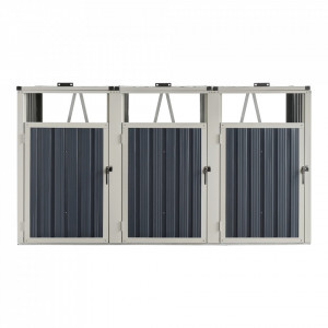 Masca pubela gunoi, 121 x 219 x 82 cm pentru 3 pubele de 240 litri - P79344621 - Img 4