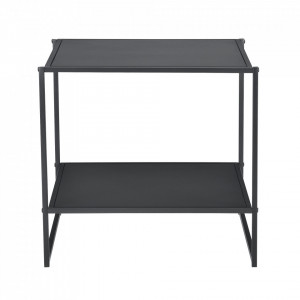 Masuta 51 x 53 x 51 cm, metal, negru mat - P68870786 - Img 4