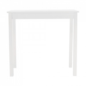Măsuţă, masă tip consolă albă, 80x40x75 cm - TP277805 - Img 5