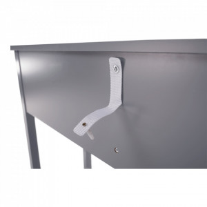 Măsuţă, masă tip consolă, gri, 100x30x74 cm - TP277101 - Img 10