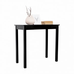 Măsuţă, masă tip consolă neagră, 80x40x75 cm - TP277806 - Img 12