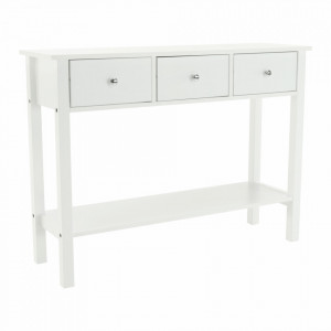 Măsuţă tip consolă, albă, 100x74x30 cm - TP251695