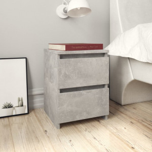 Noptiera, gri beton, 30 x 30 x 40 cm, PAL - V800521V