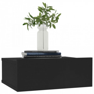 Noptiera suspendata, negru, 40 x 30 x 15 cm, PAL - V800308V - Img 3