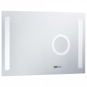 Oglinda cu LED de perete de baie cu senzor tactil, 100x60 cm - V144743V - Img 4