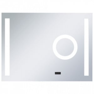 Oglinda cu LED de perete de baie cu senzor tactil, 80 x 60 cm - V144742V - Img 2