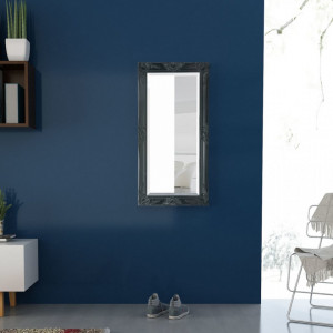 Oglinda de perete in stil baroc, 100 x 50 cm, negru - V243682V - Img 3