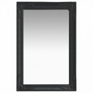 Oglinda de perete in stil baroc, negru, 60 x 40 cm - V320331V - Img 3